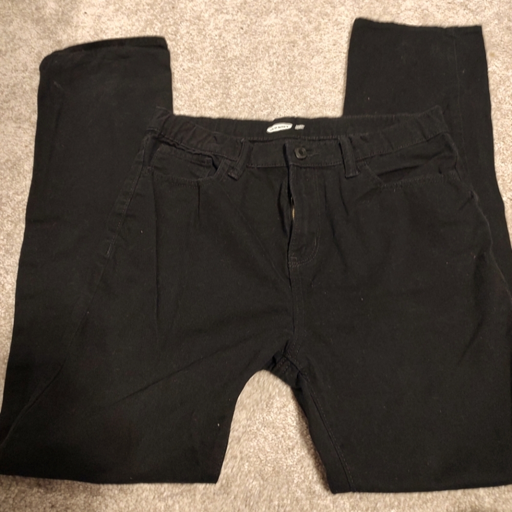Boys Black Old Navy Skinny Jeans size 18. Never worn